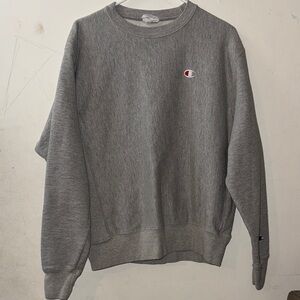 Champion Men's Heather Gray Crewneck Sweater